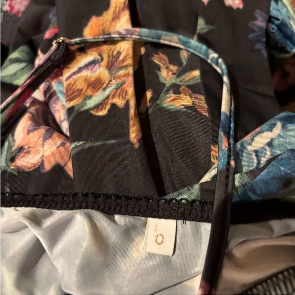 NWOT Zimmermann  ninety six Floral Black Dress - Picture 13 of 14